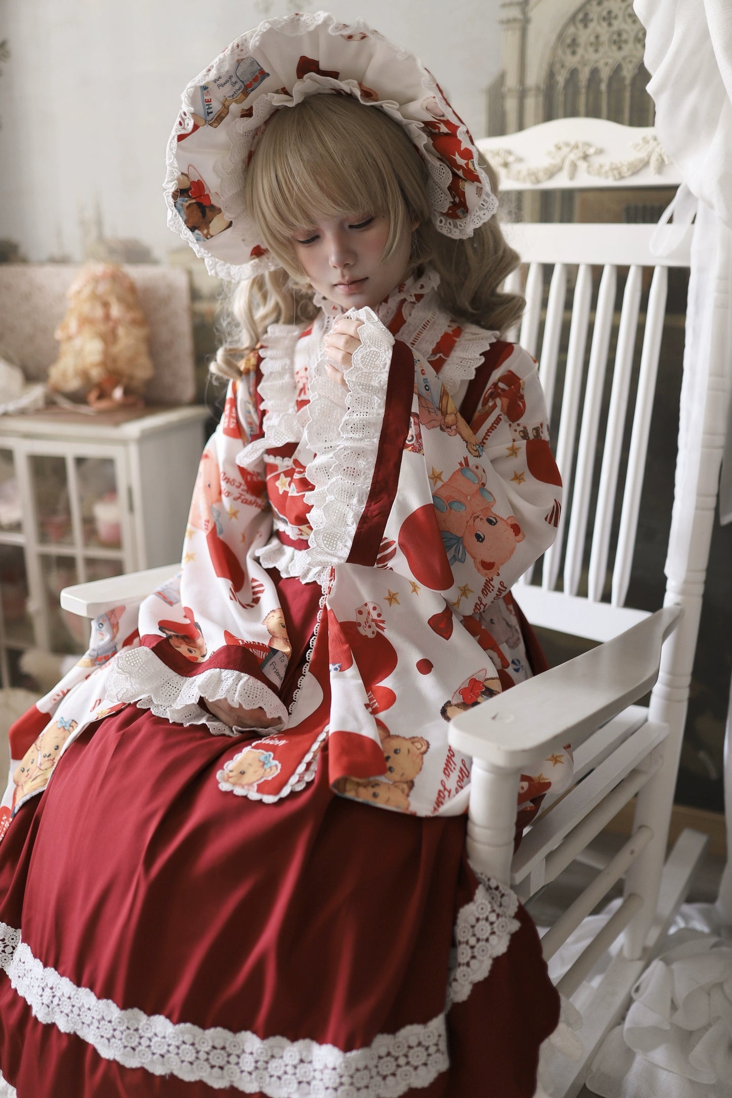 【受注予約7/29まで】Bear Bear World 袴風セットアップ