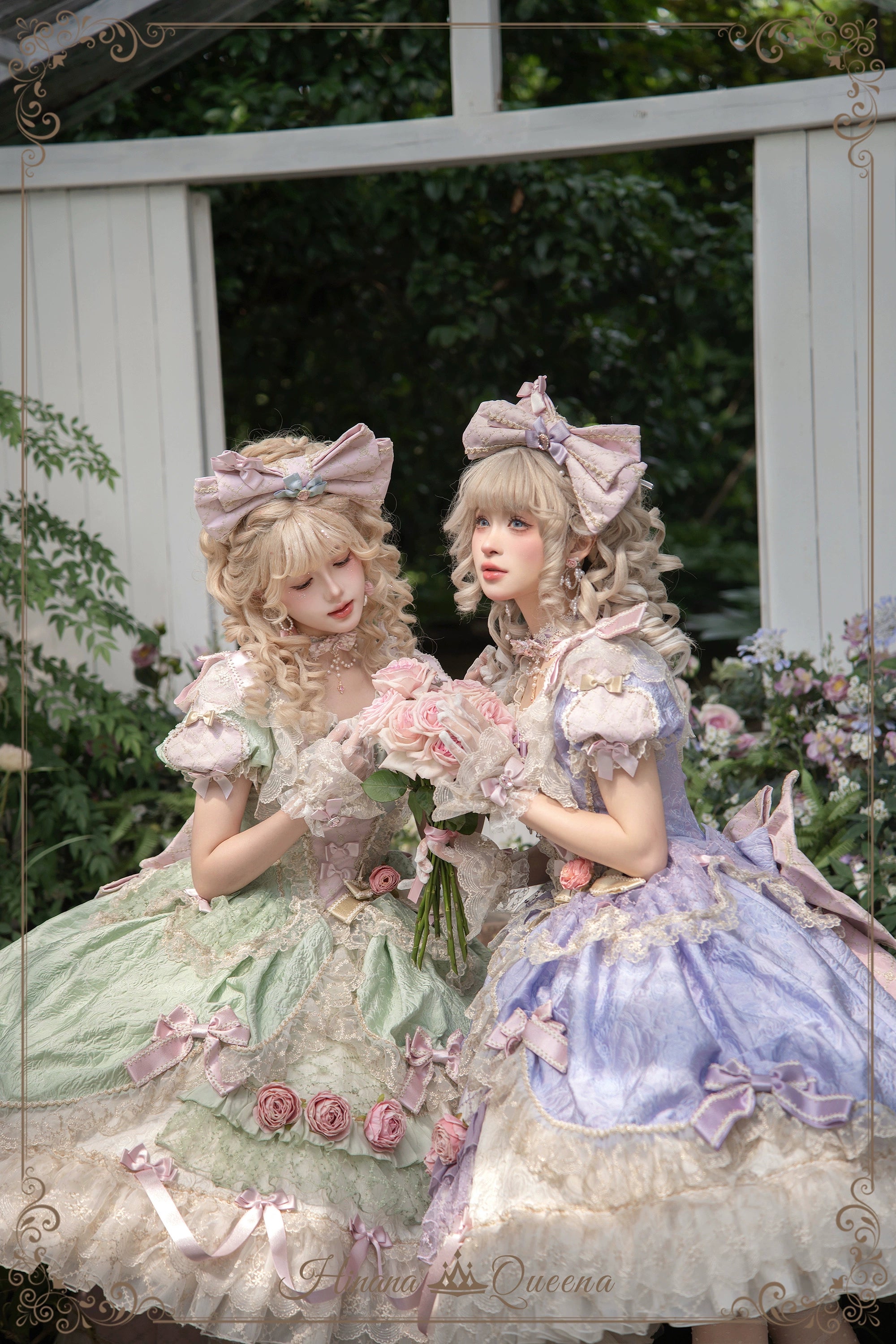 Mirror Snow White プリンセススイートドレス・パステルグリーン