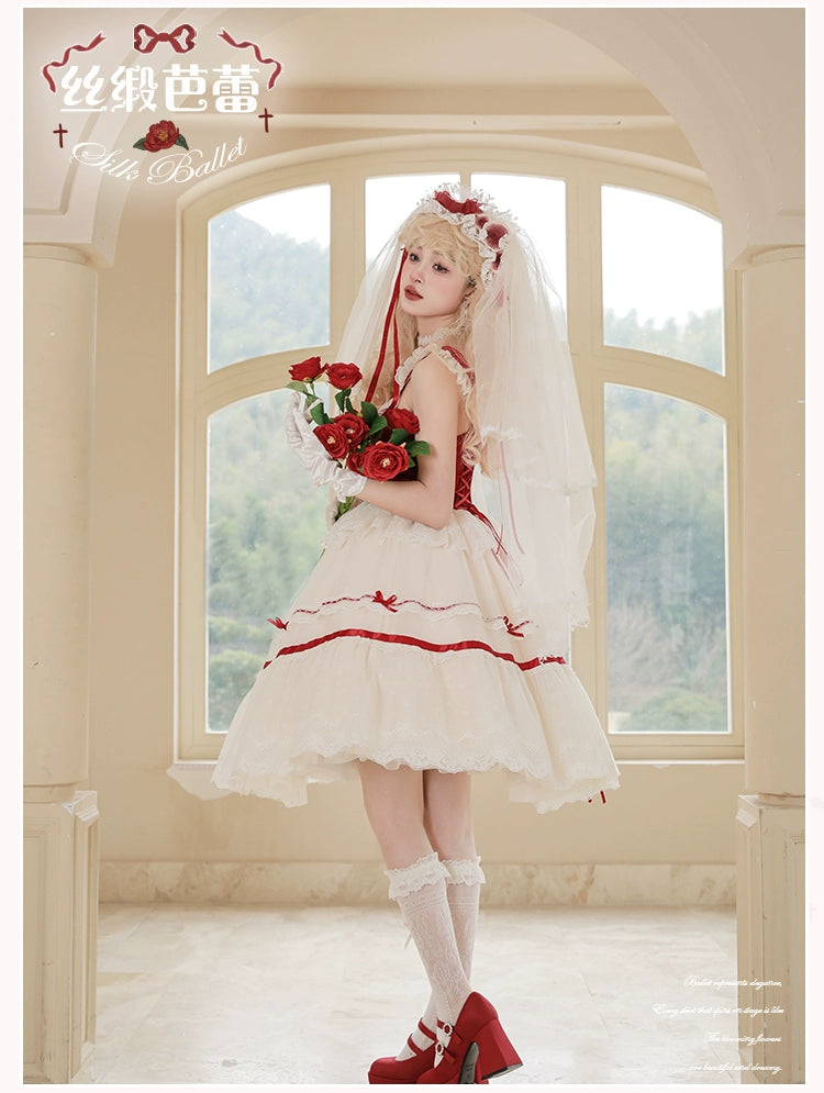 [Pre-orders available until 1/23] Silk Ballet Jumper Skirt - Mid-length