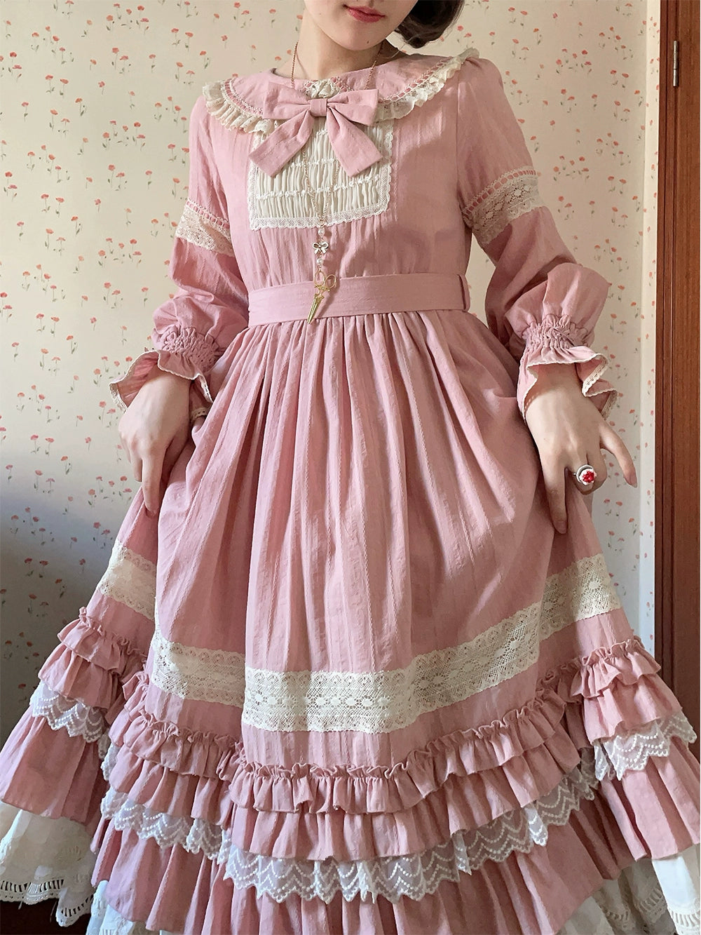 【予約販売】Sweetie Sheep フリルワンピース・無地タイプ