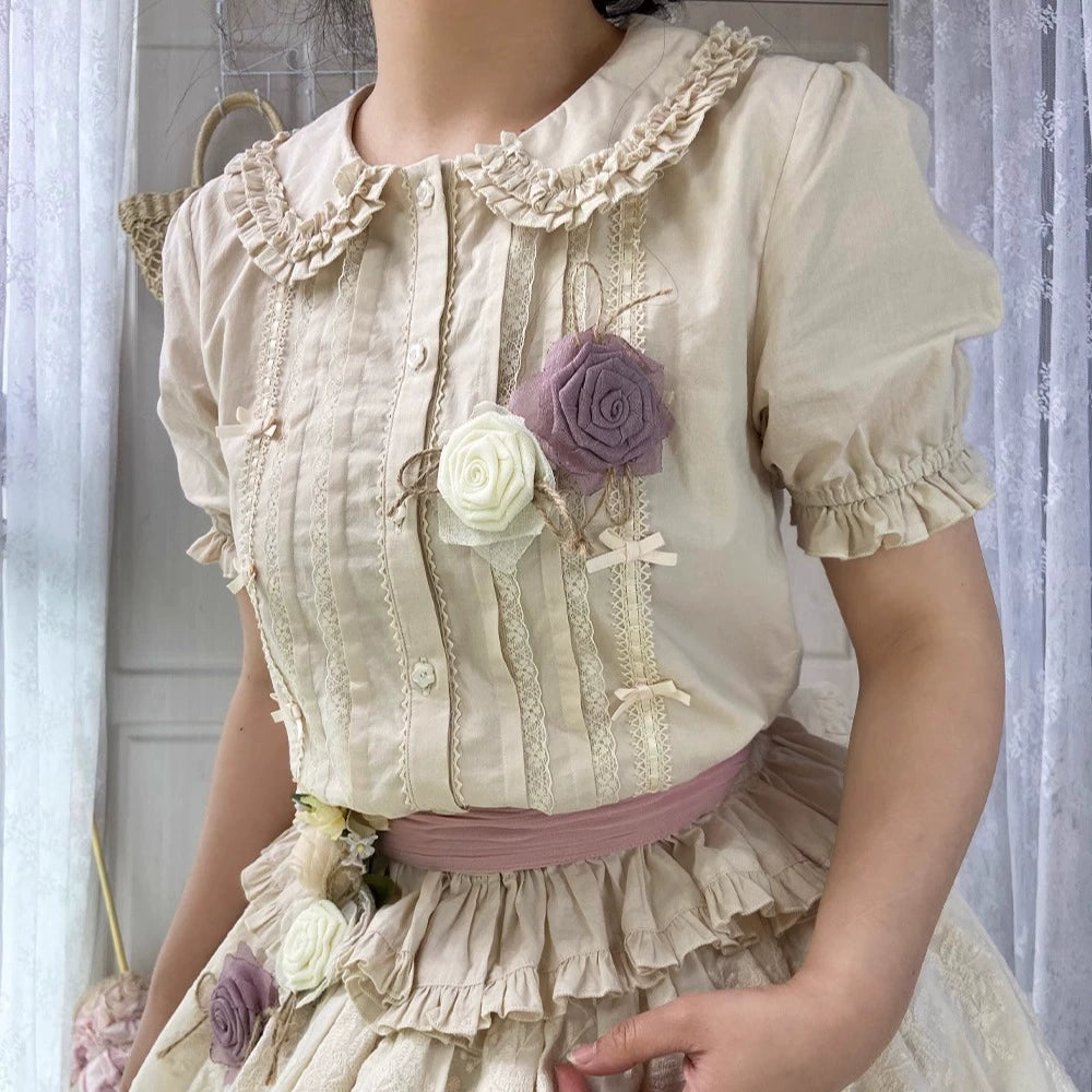 [Pre-order] Forest Rondo Short Sleeve Blouse