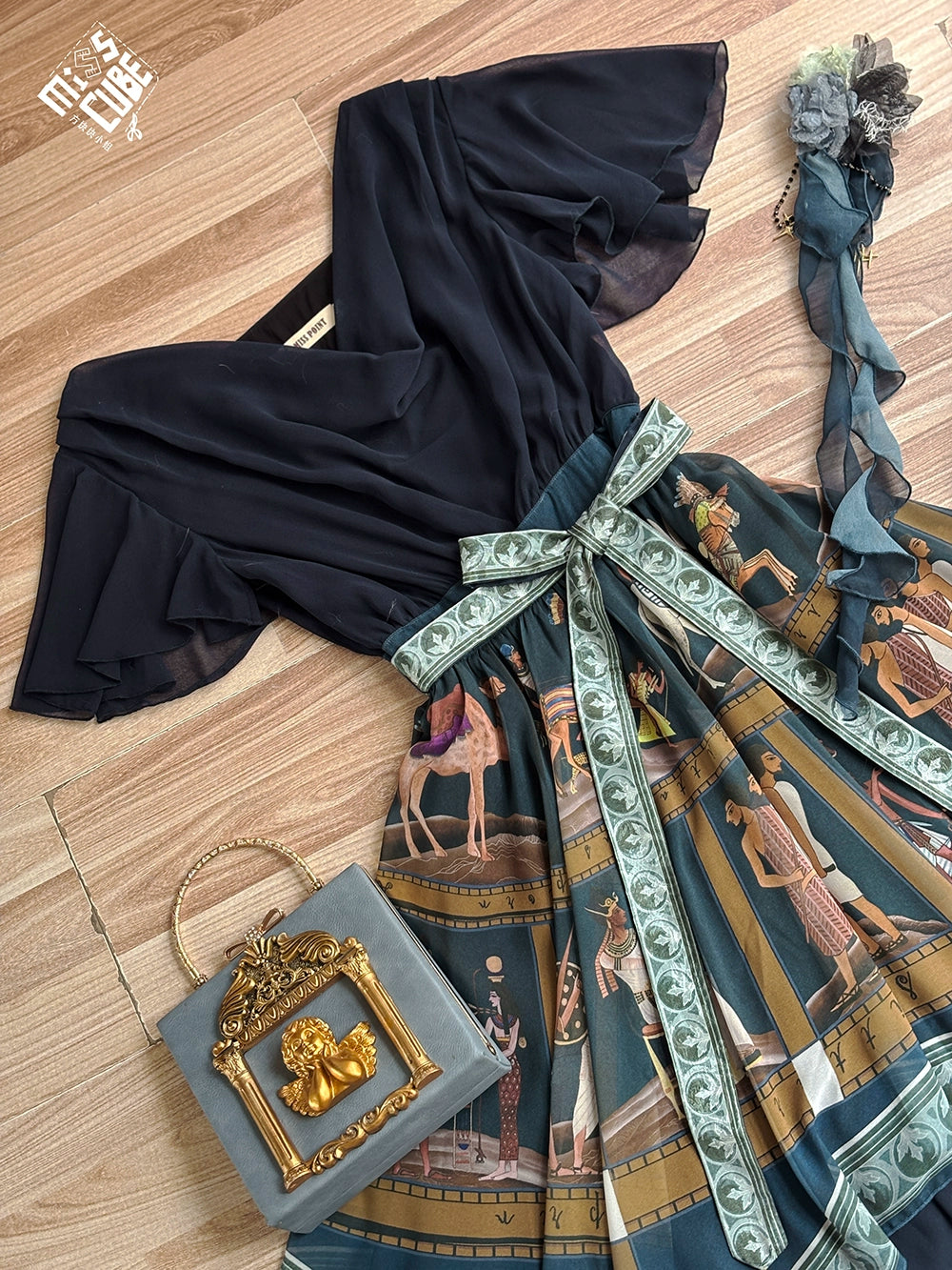 【受注予約6/12まで】Papyrus Storyイレギュラーヘムワンピース