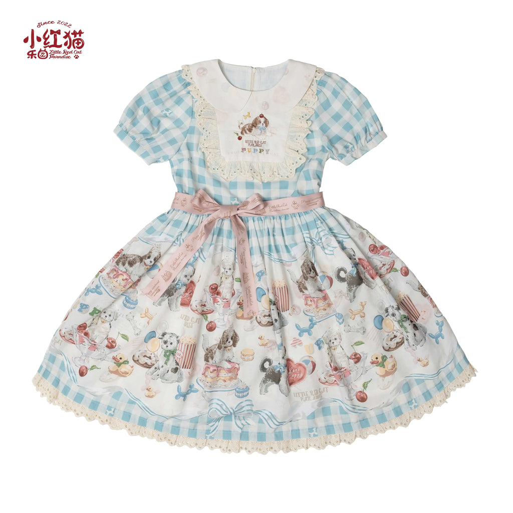 Puppy Patissier short sleeve dress