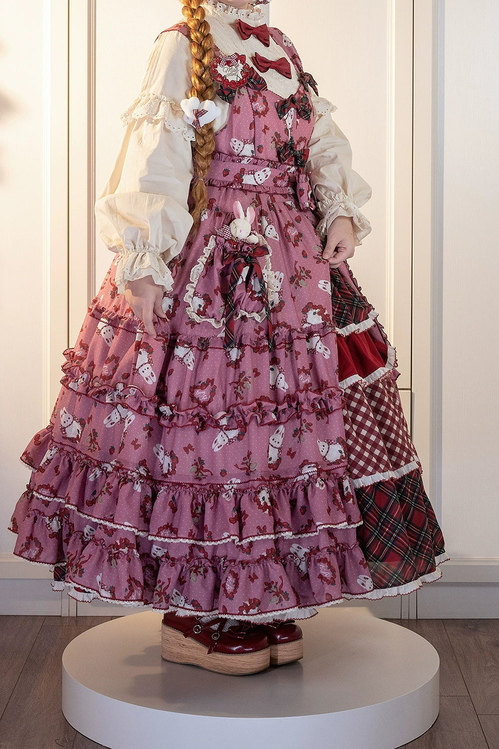 【予約販売】Sweet Berry Rabbit ジャンパースカート