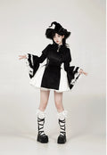 Chinese style Gothic Lolita witch one-piece dress set, short length
