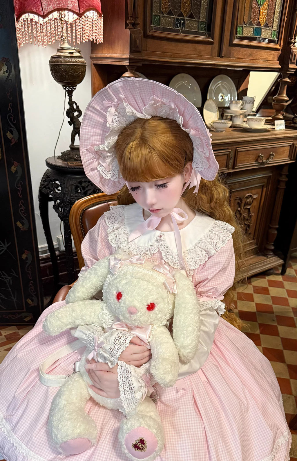 【受注予約5/21まで】Laura's Doll 付け袖付ワンピース・全5色
