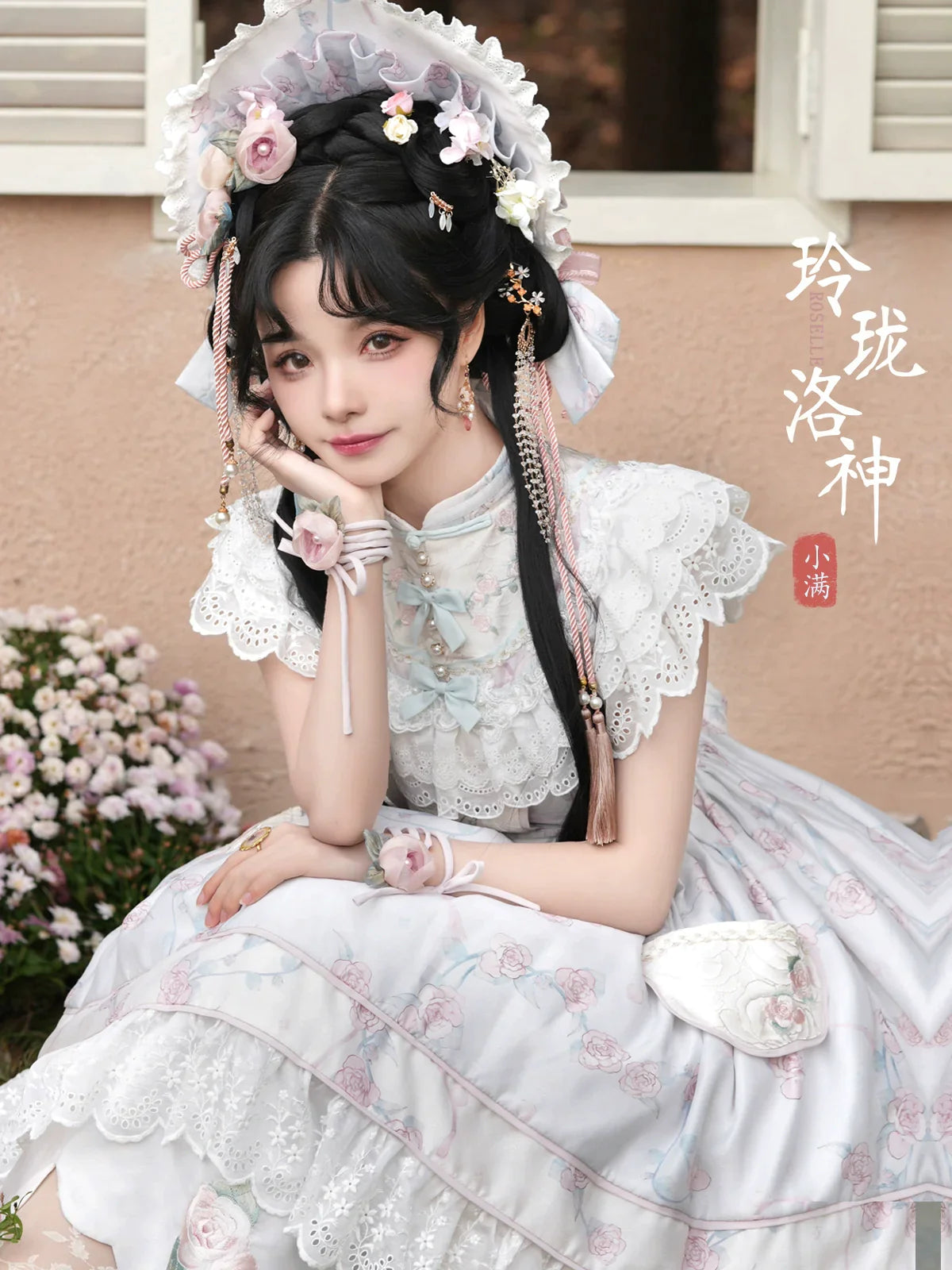 [Sale period ended] Luo Shenhua-Xiaoman-Short sleeve Mao color dress