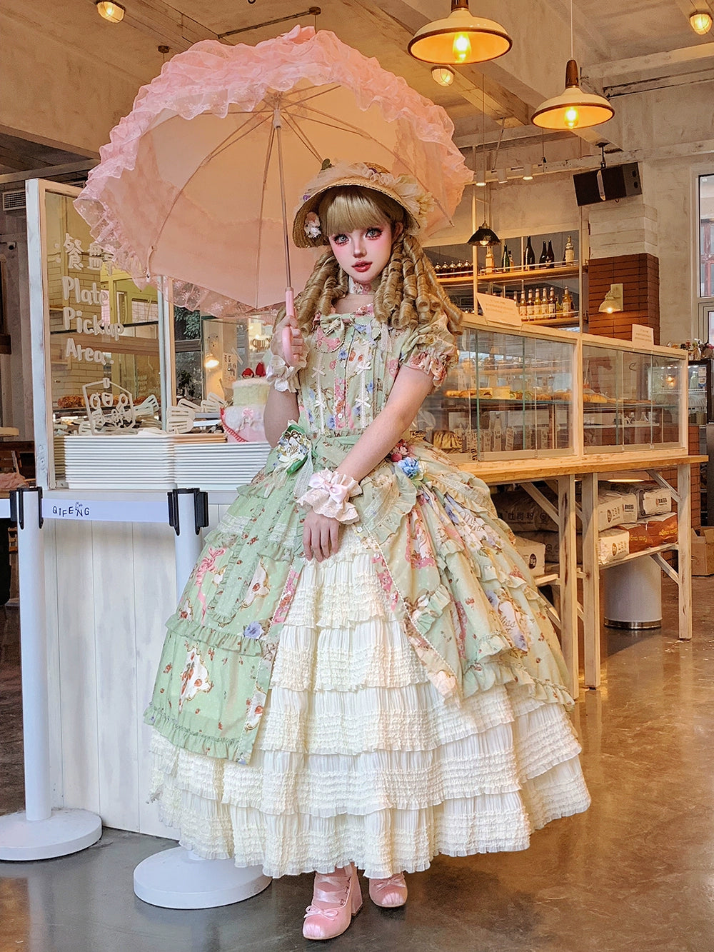 [Pre-orders available until 2/19] Cat Rose Tea Party Daily Dress
