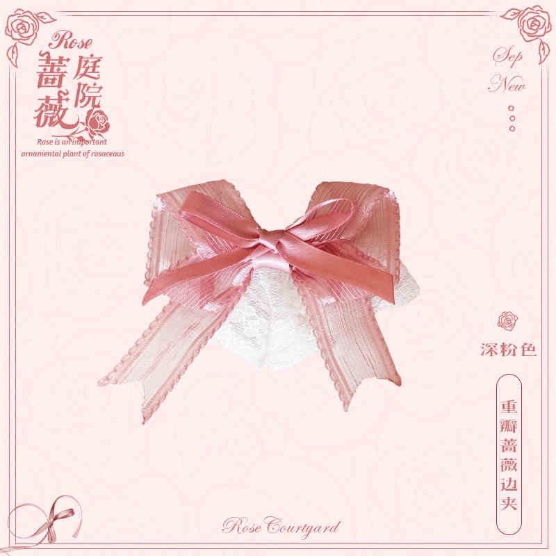 同時購入のみ【受注予約8/6まで】Rose Courtyard アクセサリー・新色