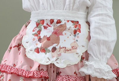 [Only available with simultaneous purchase] Berry Party Apron