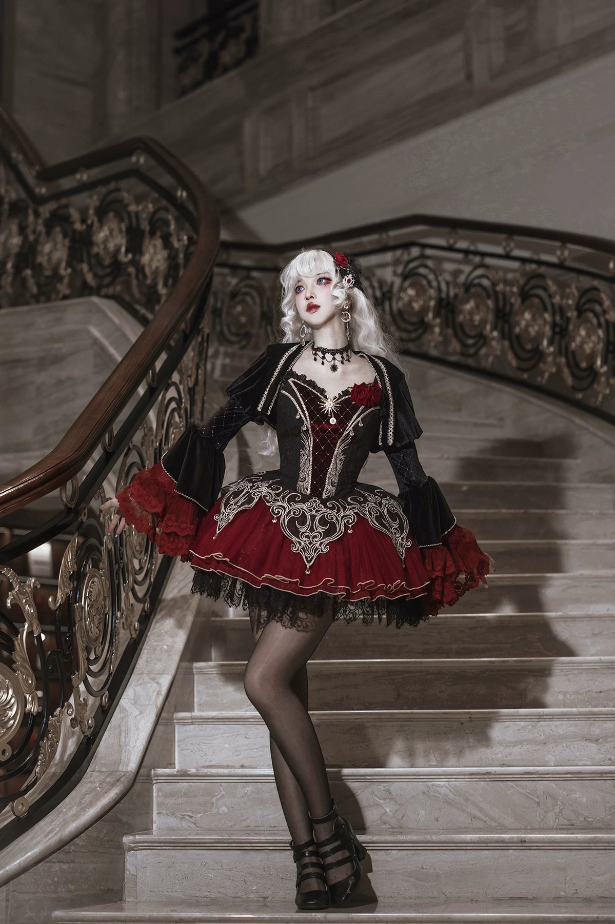 Bloodmoon Gothic Lolita Jumper Skirt