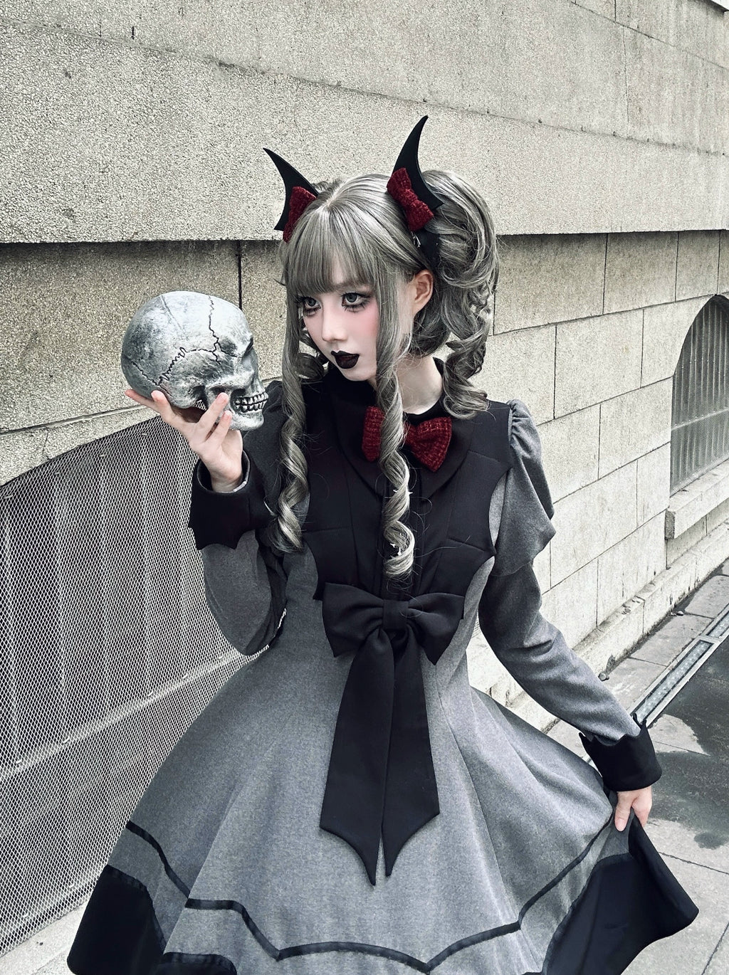 【受注予約6/29まで】Vampire Girl 蝙蝠ワンピース
