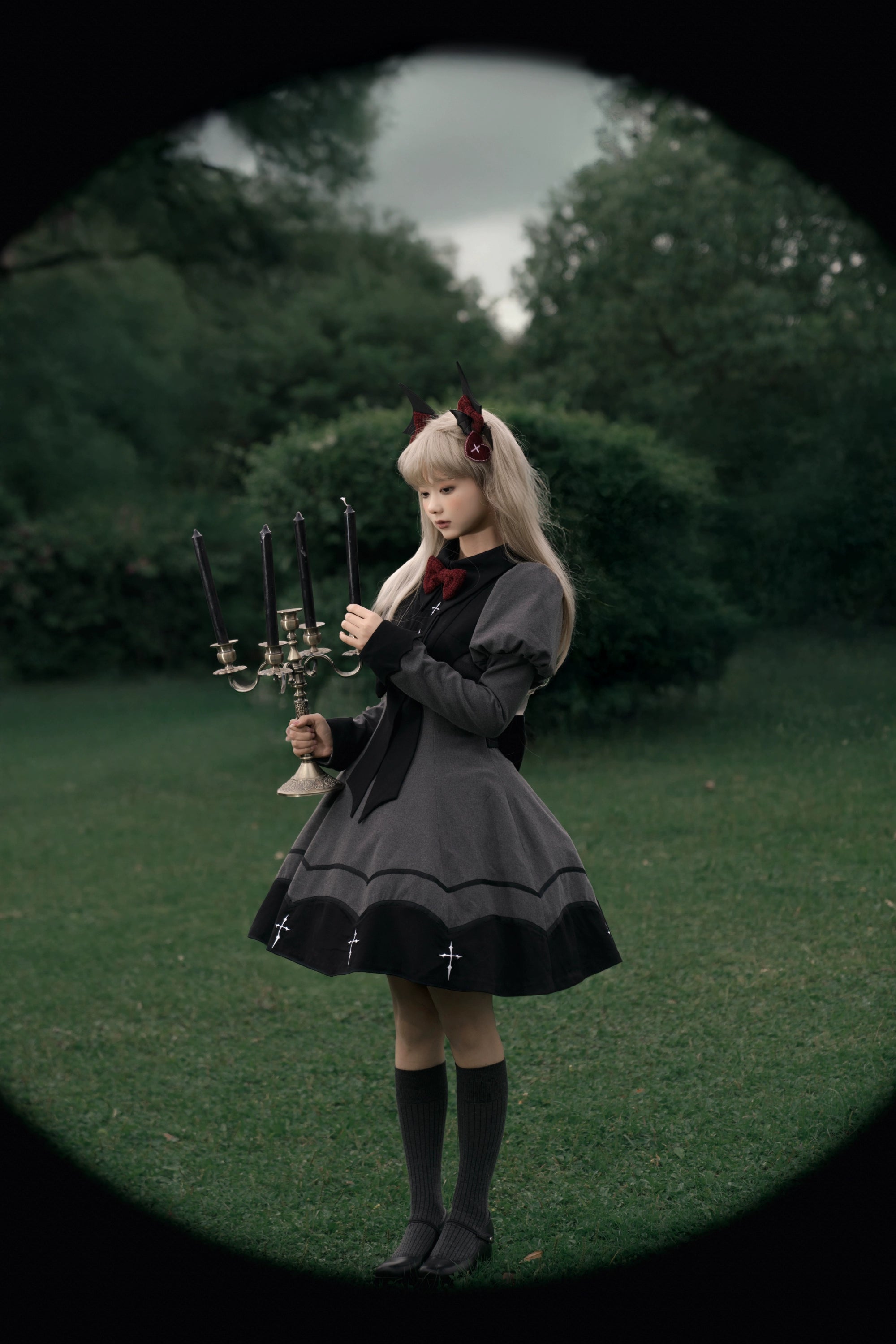 【受注予約6/29まで】Vampire Girl 蝙蝠ワンピース