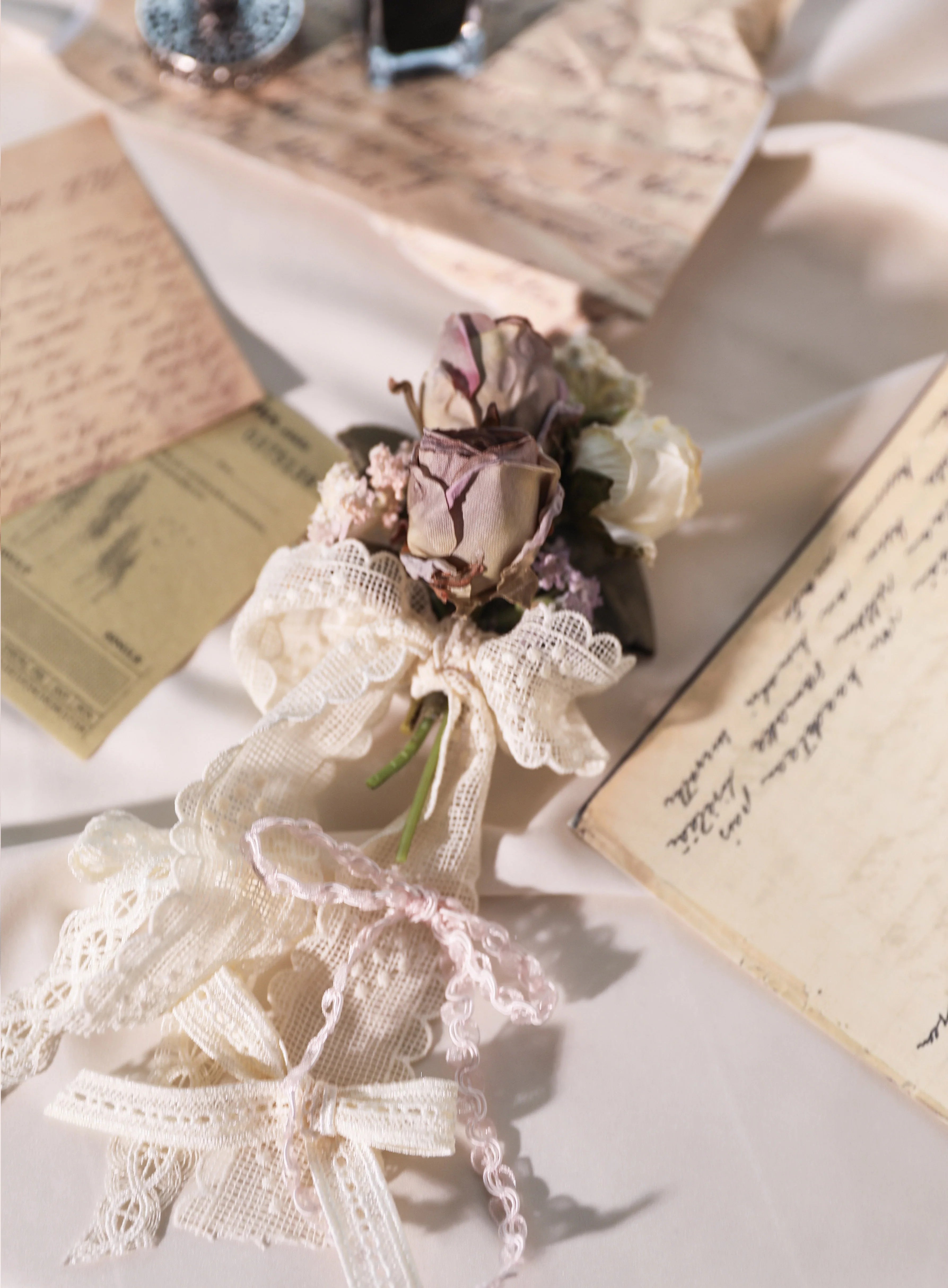 [Only available when purchased together] Fourteen-line poems Head dresses, hats, cloth belts, corsages and other accessories