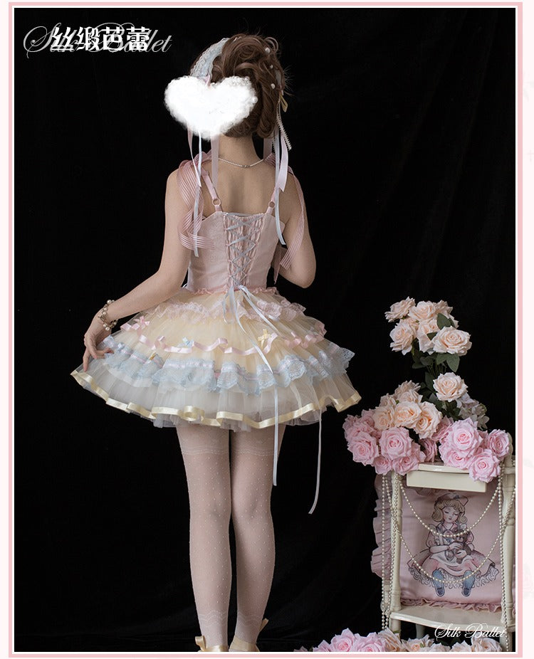 [Pre-orders available until 1/28] Silk Ballet Jumper Skirt - Short Length