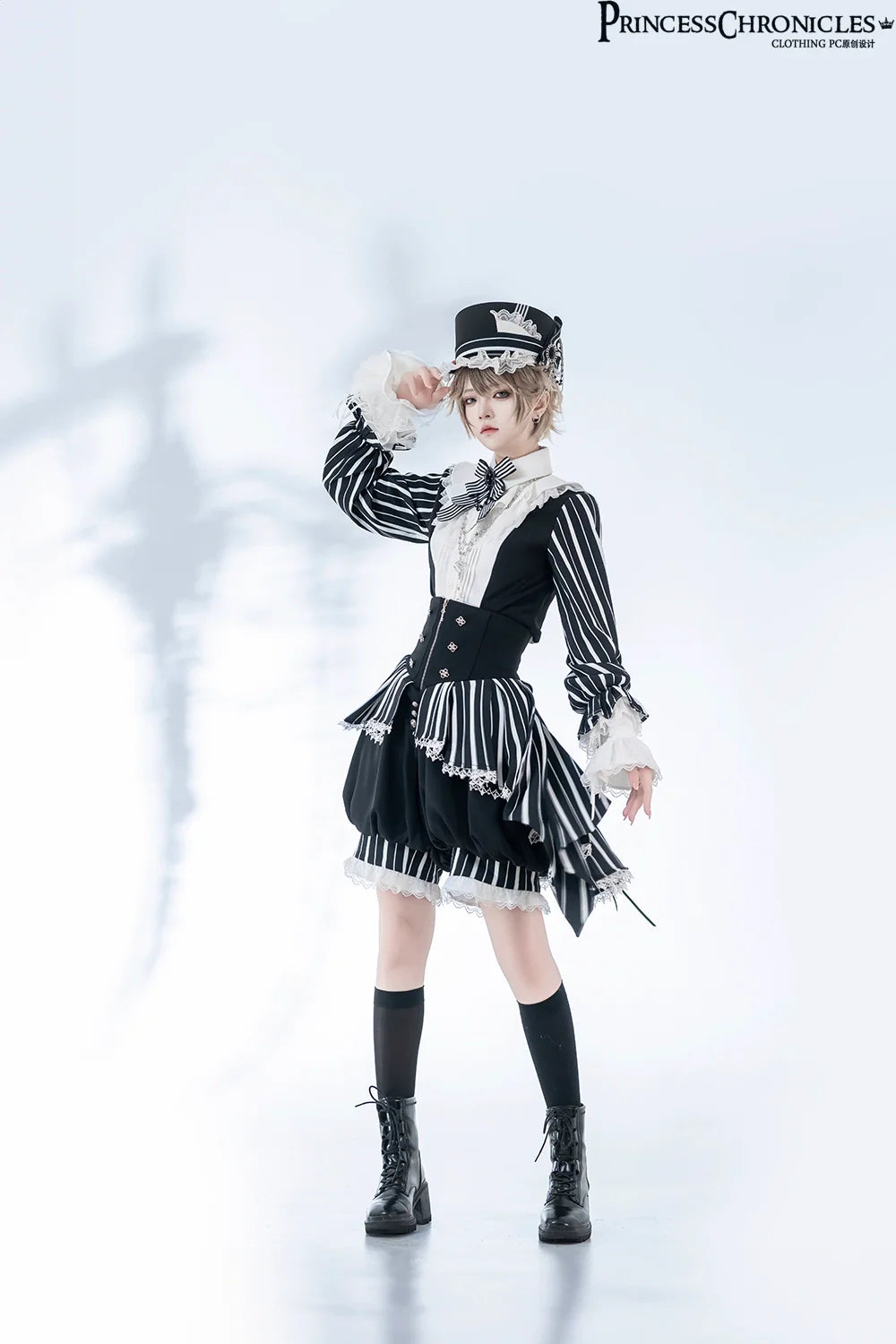 [Pre-order] Marvelous Trick Prince-style Striped Blouse