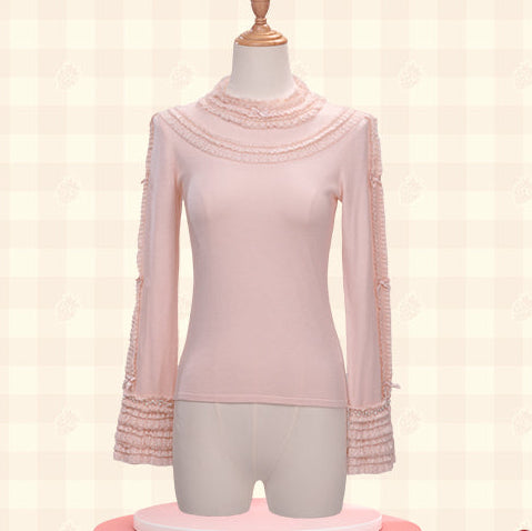 【受注予約11/18まで】Strawberry Cake Guide 長袖ニットトップス