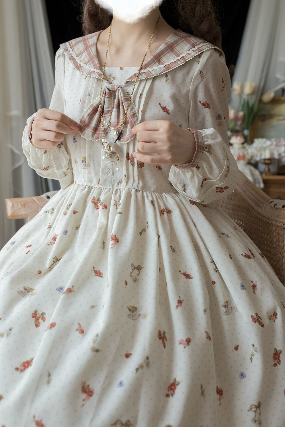 [Pre-orders available until 9/24] Autumn Pleasure Sailor Collar Dress