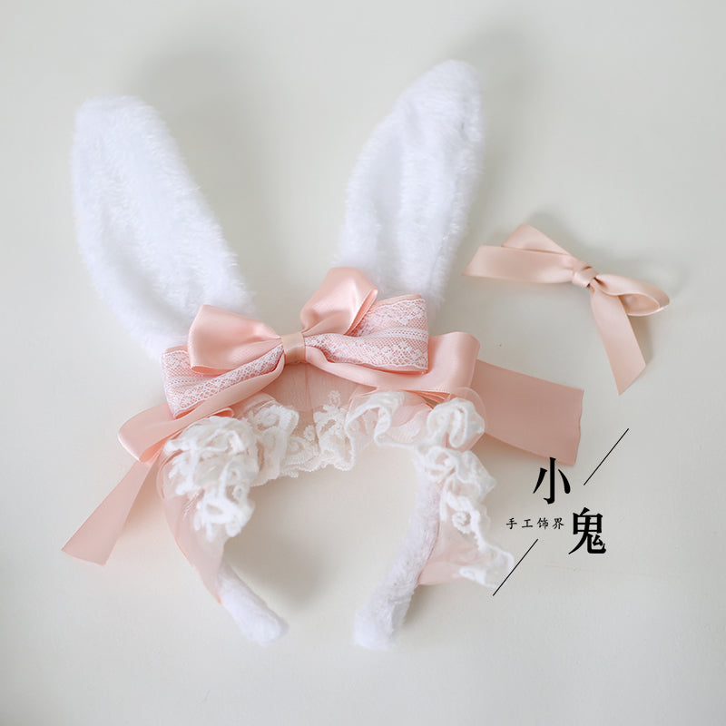 rabbit ear ribbon headband