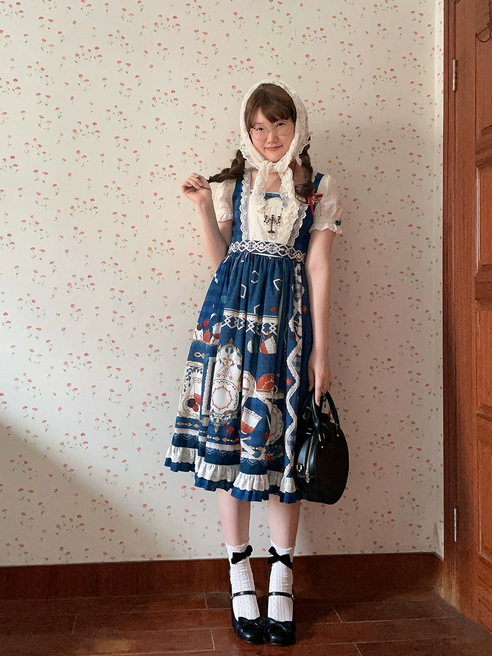 [Pre-order] Picnic Tea Party Square Neck Dress
