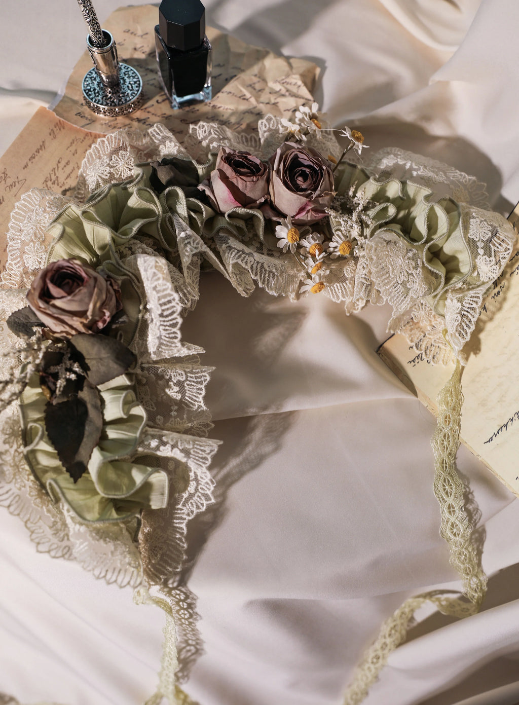 [Only available when purchased together] Fourteen-line poems Head dresses, hats, cloth belts, corsages and other accessories