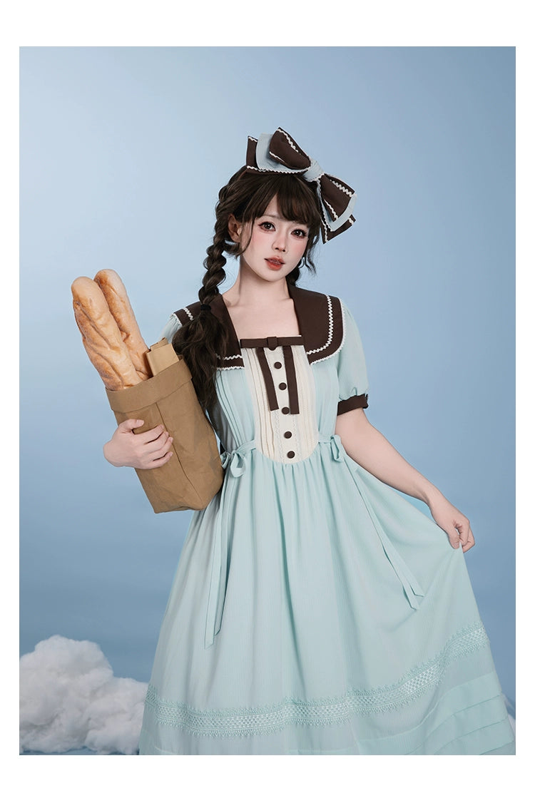 【受注予約7/23まで】Voyage Poem クラシカルマリンワンピース