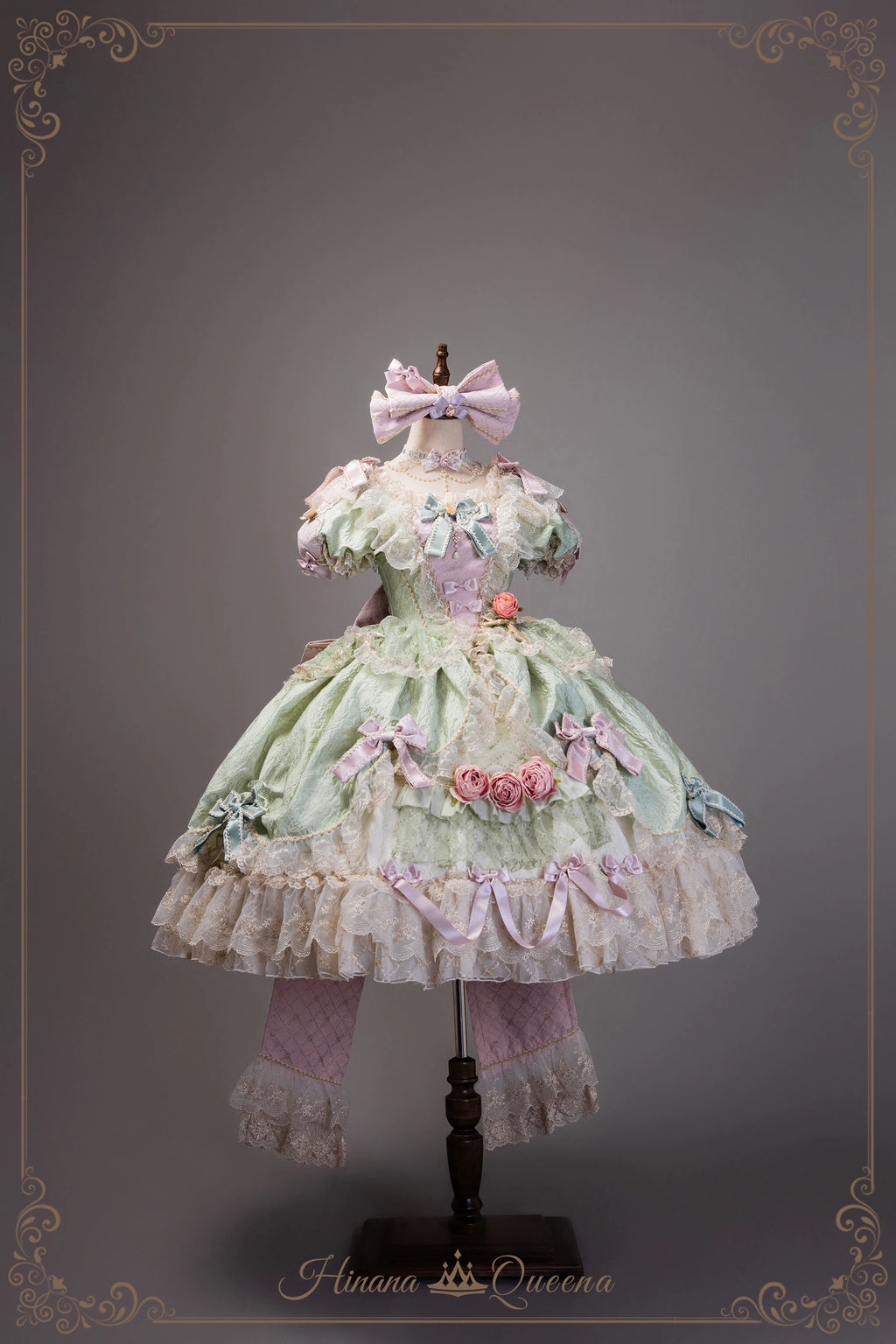 Mirror Snow White プリンセススイートドレス・パステルグリーン