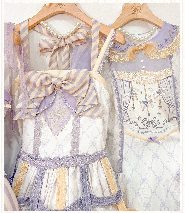 Cloud Paradise Halter Neck Jumper Skirt