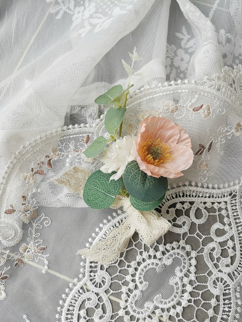 [Only available with simultaneous purchase] Rose Song hats, corsages and other accessories