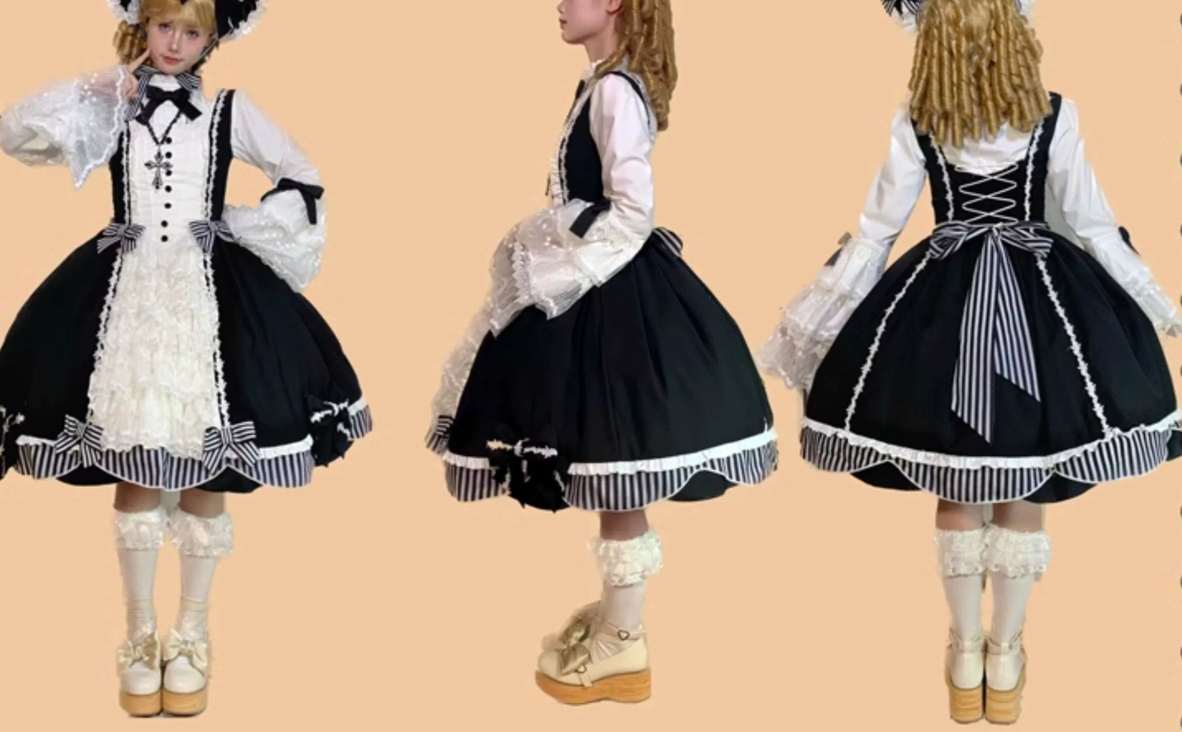 [Pre-orders available until 1/2] Moonlit Night Rhapsody Jumper Skirt and Cape