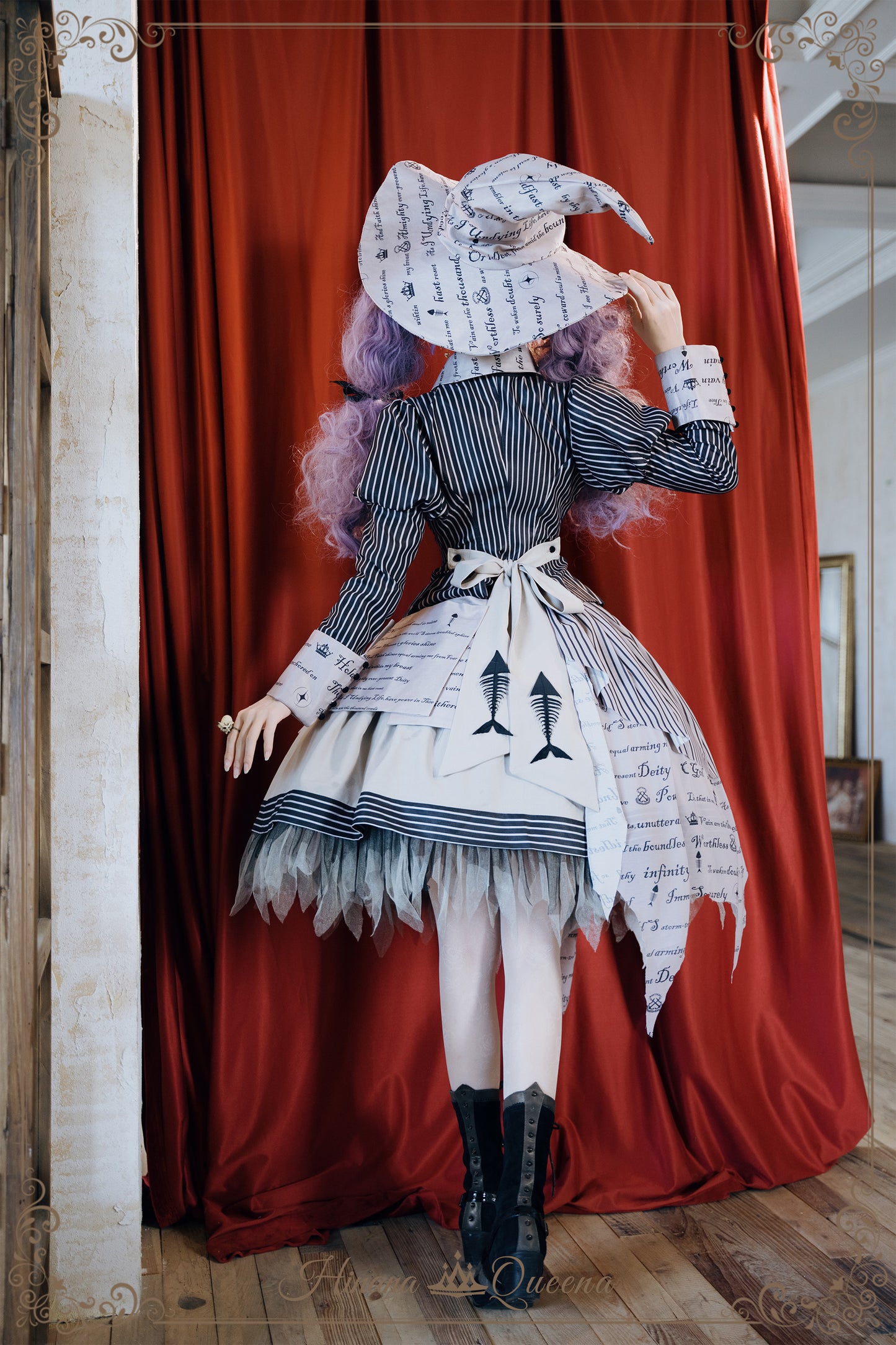 【受注予約11/12まで】暮夜 ストライプセットアップ