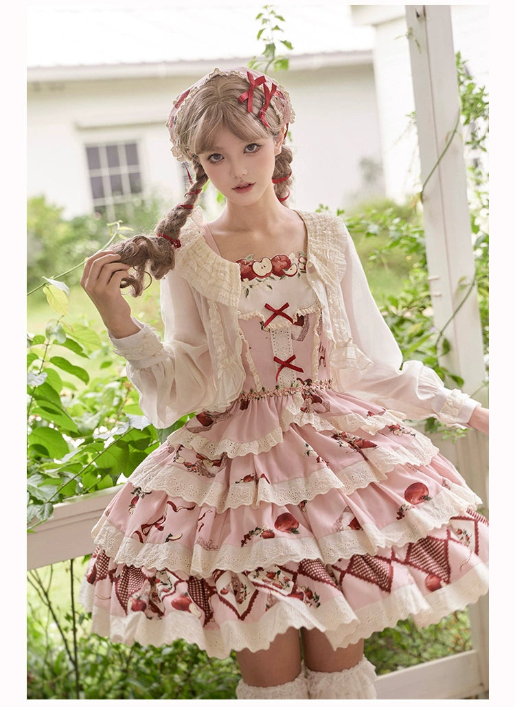 Apple Orchard Long skirt and short sleeve top set