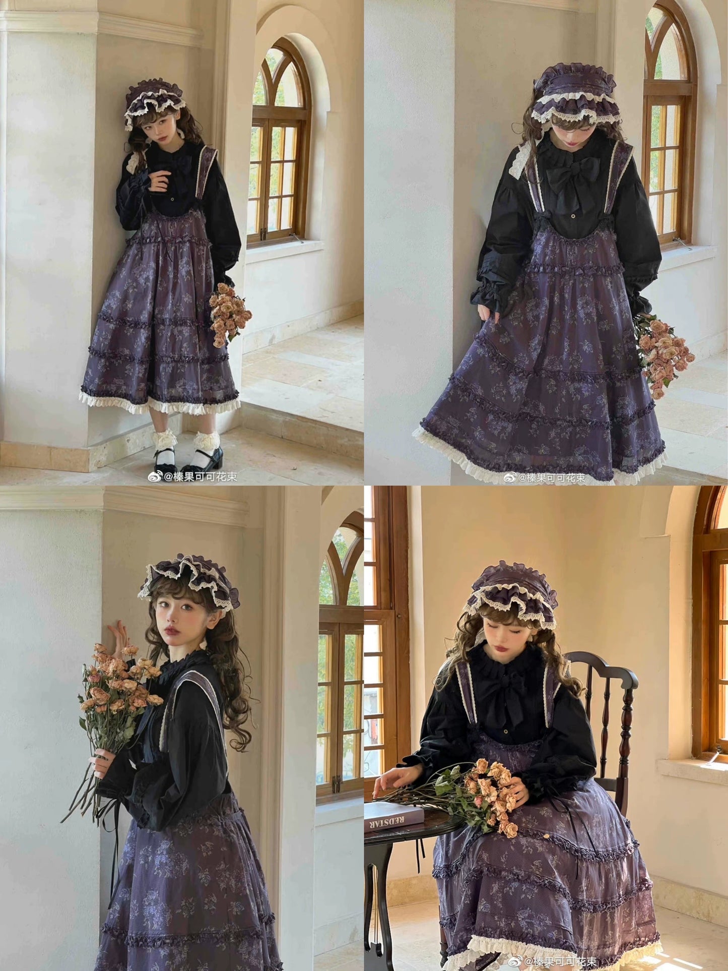 [Pre-orders until 9/9] Bouquets for Autumn Days Ribbon Blouse