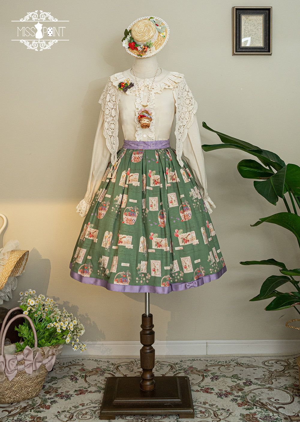 [Pre-order] Forest Encyclopedia Print Skirt