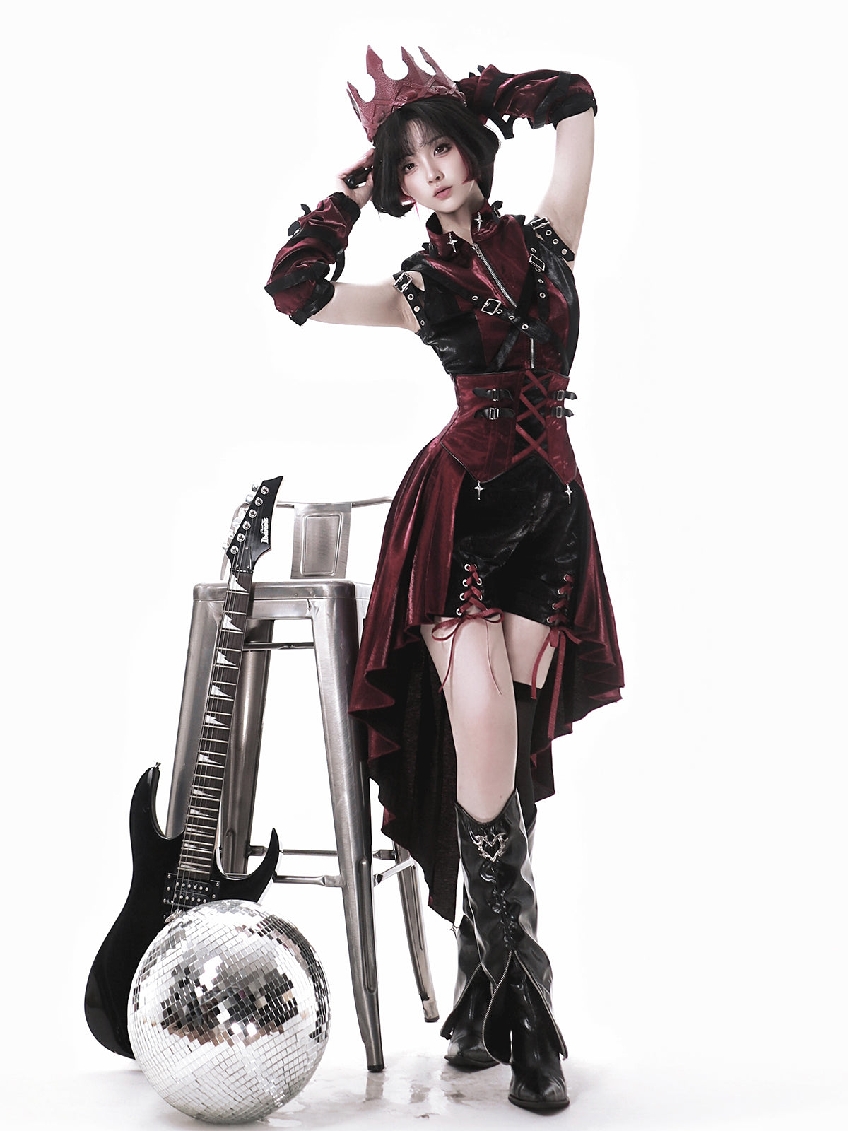 Assassin ブラックベルトショートパンツ4点セット