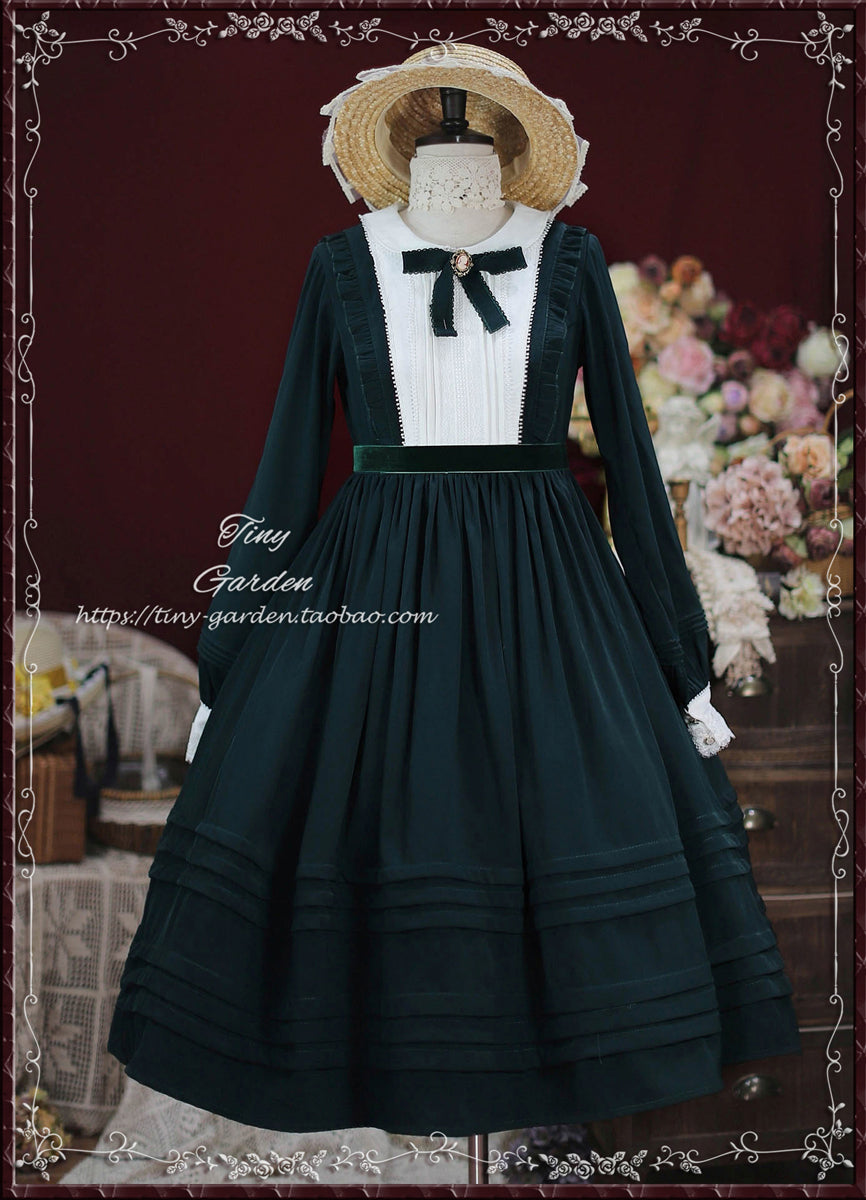 [Pre-order] British classical brushed dress