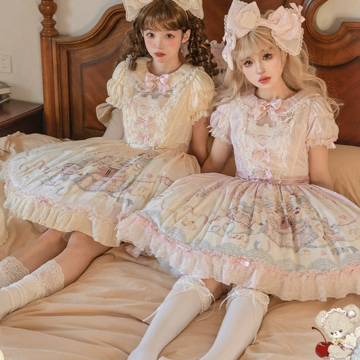 [Pre-orders available until 12/26] Sweet Wedding Cake Embroidered Dress