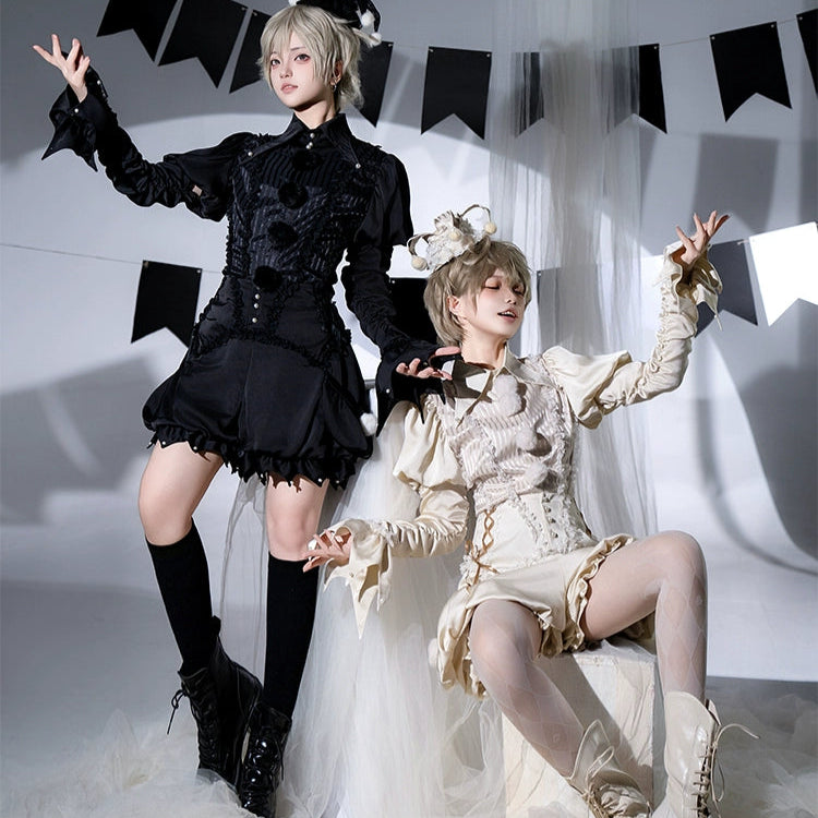 Clown Party 皇子系ブラウスとショートパンツのセットアップ