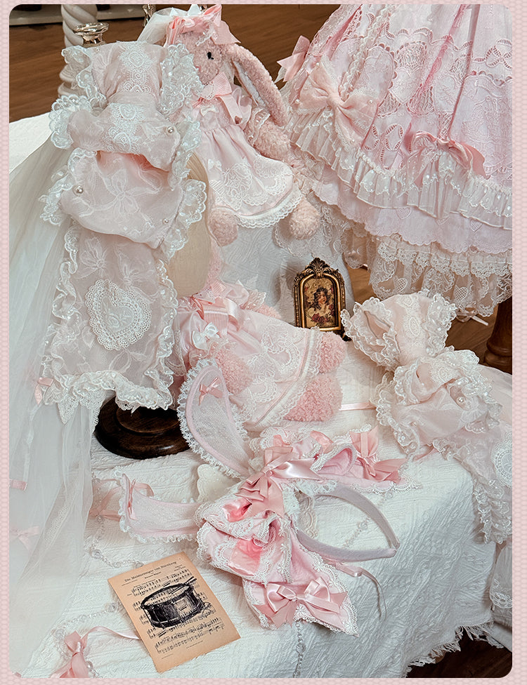 同時購入のみ【受注予約12/23まで】Lace Figure うさ耳カチューシャ他アクセサリー