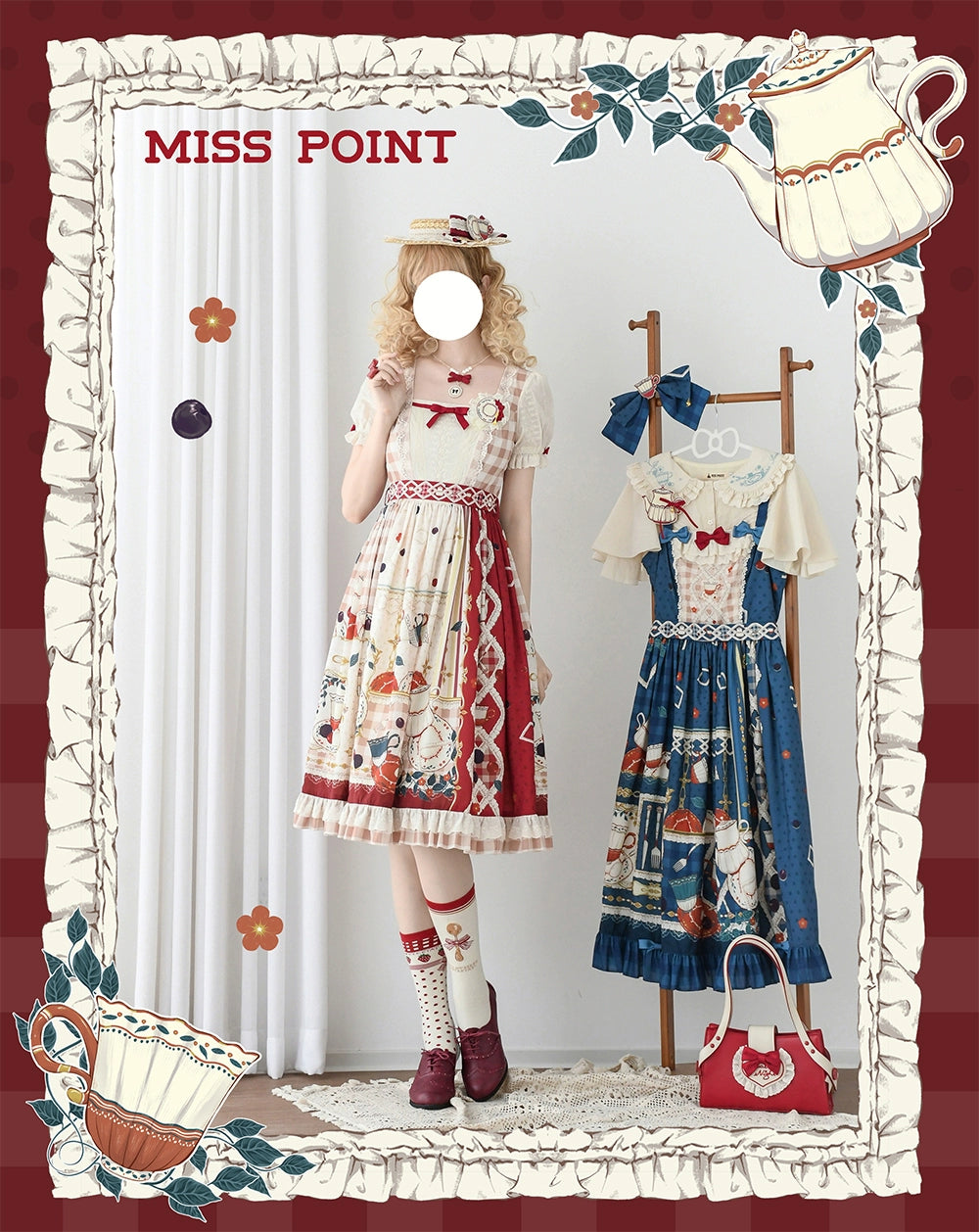 [Pre-order] Picnic Tea Party Square Neck Dress