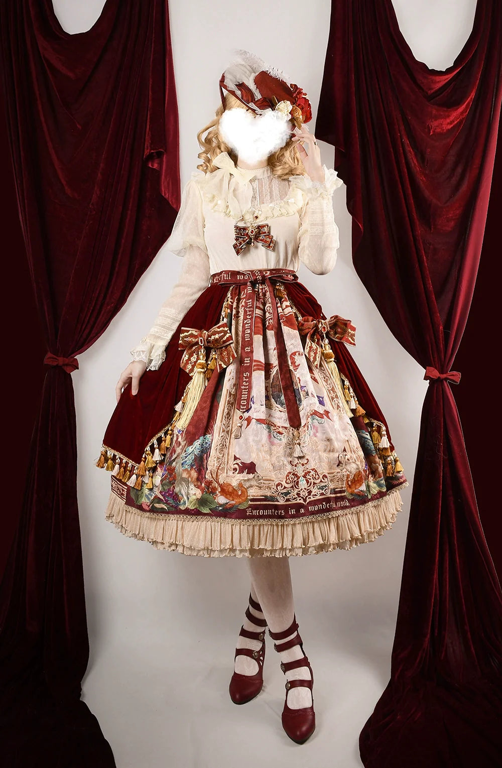 【受注予約4/8まで】Wanhua Mirror 西洋貴族風スカート フリルタイプ