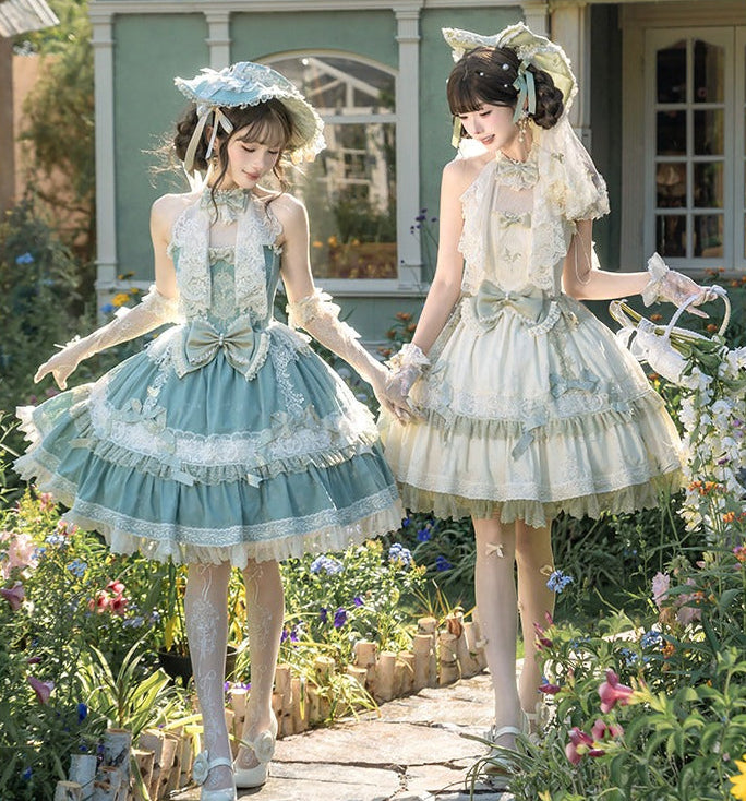 【受注予約7/1まで】最愛の鈴蘭 ホルターネックジャンパースカート
