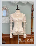【受注予約4/28まで】Camellia Dream 付け袖付きシアーブラウス