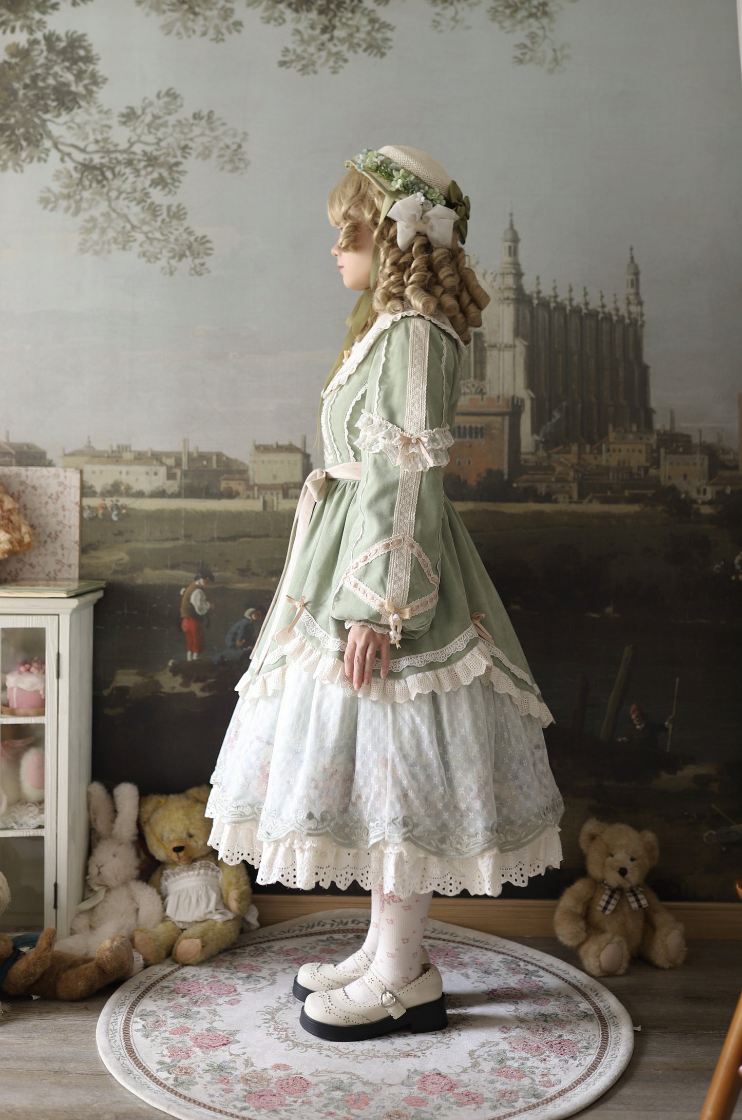 【受注予約12/30まで】Convallaria and  Little Sheep 長袖ワンピース