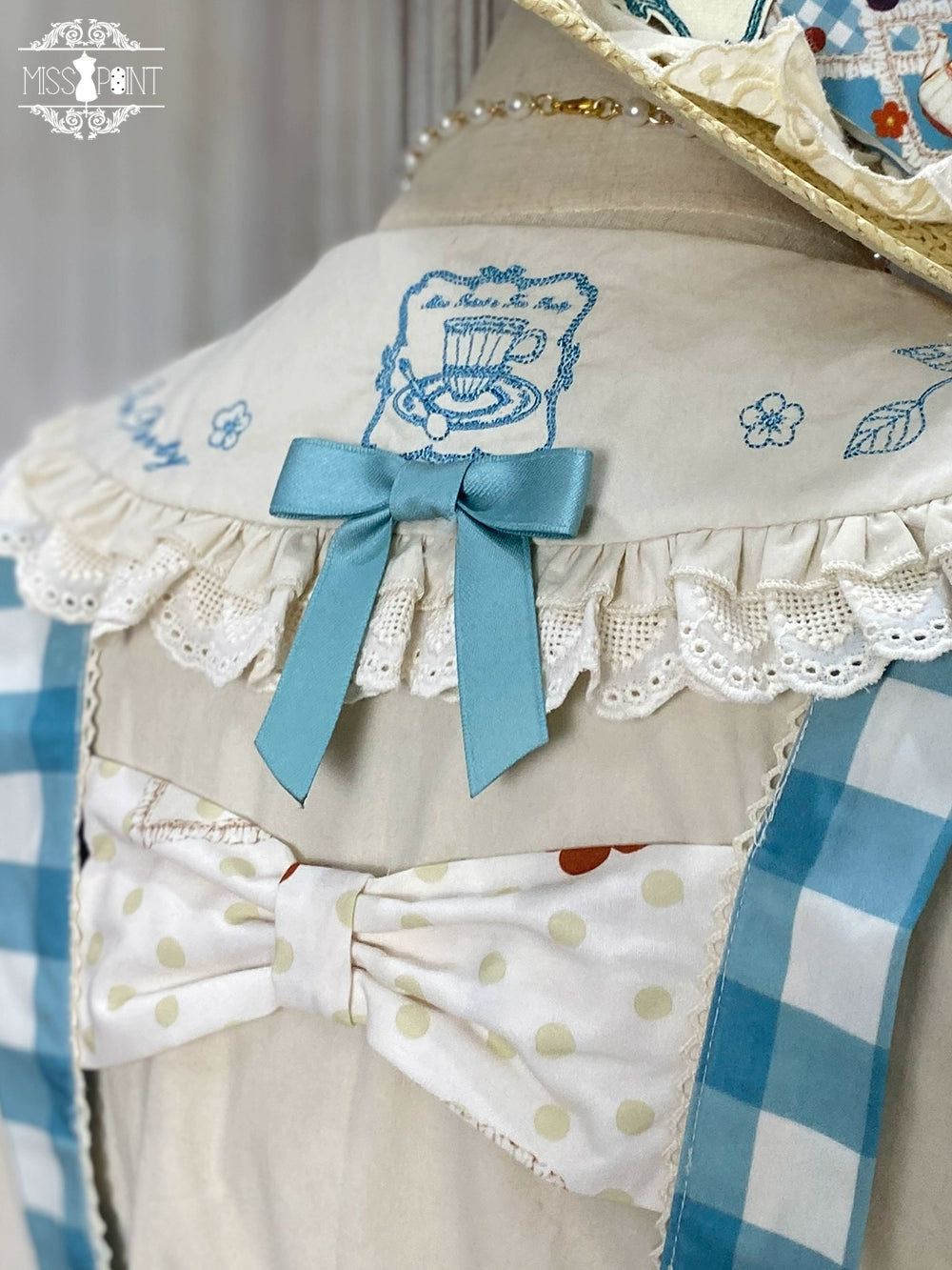 【予約販売】Picnic Tea Party 刺繍ブラウス