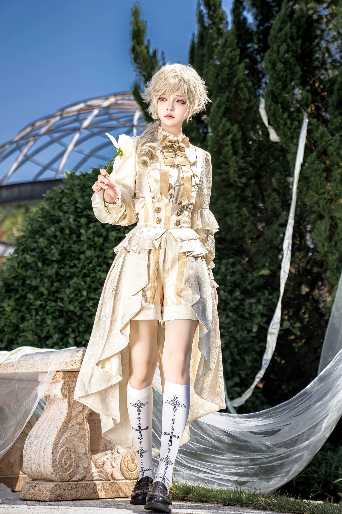 King of Gold 皇子系サスペンダーパンツセット