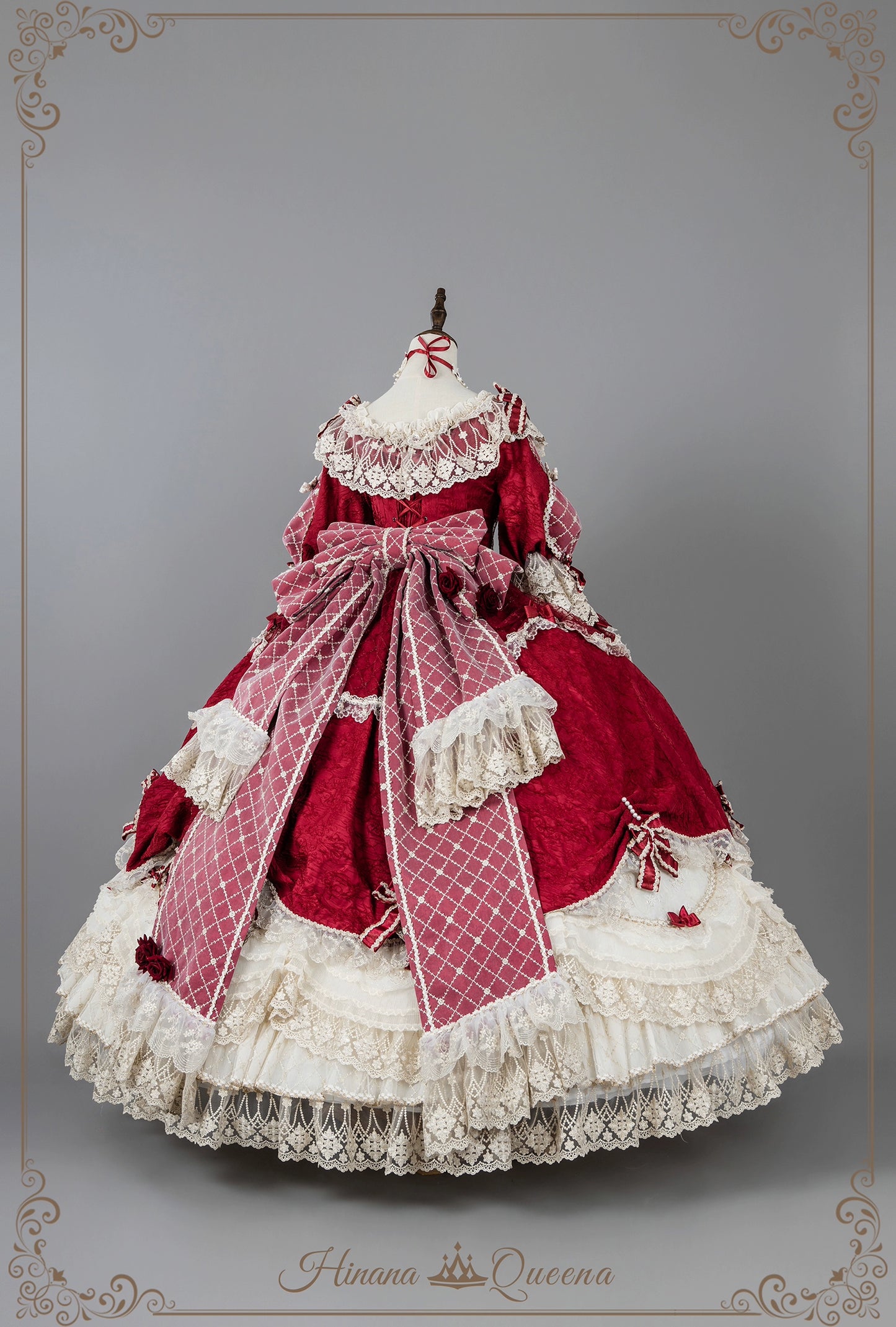 【受注予約6/26まで】Mirror Snow White プリンセスロングドレス・レッド