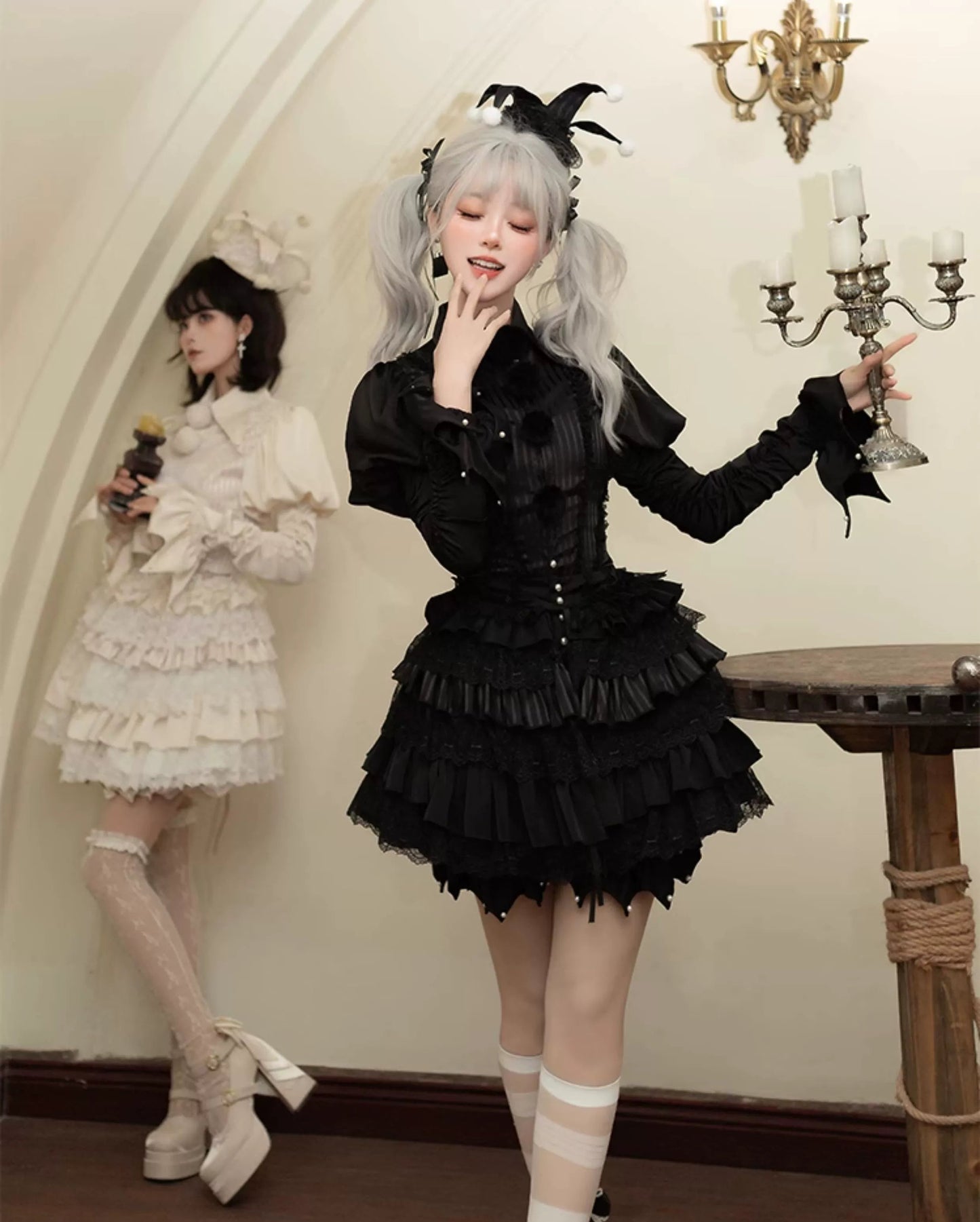 【受注予約5/28まで】Clown Party ショール兼オーバースカート・ハット