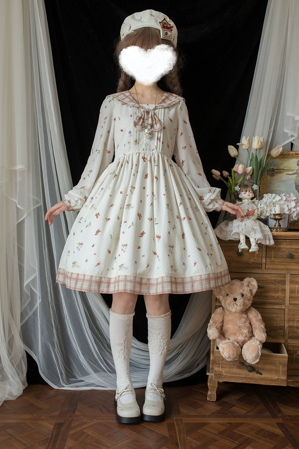 [Pre-order] Autumn Pleasure Sailor Collar Dress