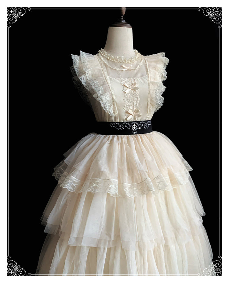 [Pre-order] Forest Fairy 4-tiered ruffle dress